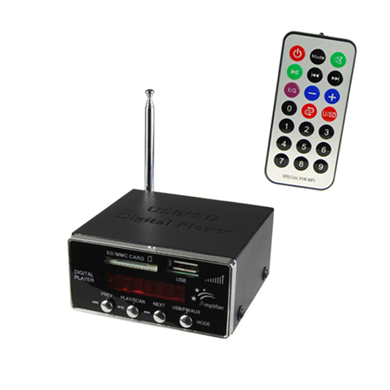 Nippon Digital Mp3 Player With Fm Radio Usb/sd Remote Control - 784644617151