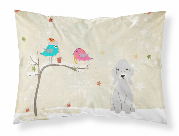 Caroline?s Treasures, Inc. Christmas Presents Between Friends Dog Artwork Pillowcase, Standard, White