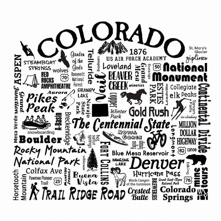 US State Destination Unisex T-shirt - Where Life Takes You (A-F) - 018391110808