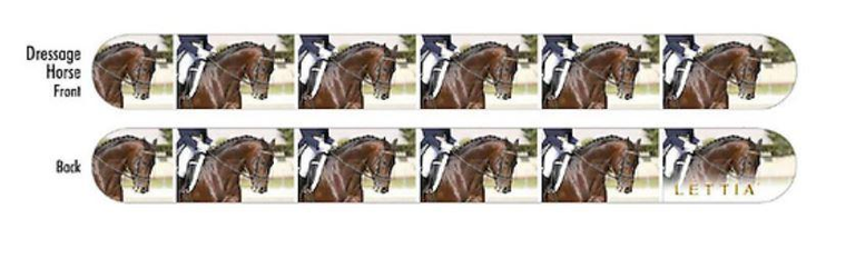 Lettia Nail File- Dressage Horse - 840396100546
