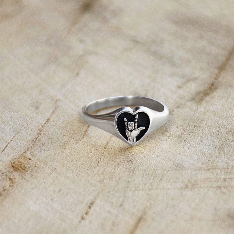 I Love You Sign Language Ring - 787014118690