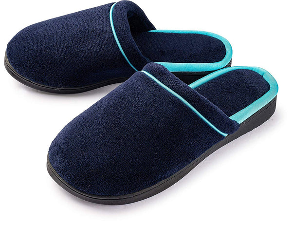 Roxoni Women's Slippers Memory Foam Soft Terry Ladies House Slipper - 049108124406