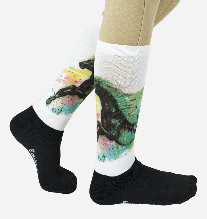 EQUINE COUTURE CHILDREN'S OTC BOOT SOCKS - 810064137815