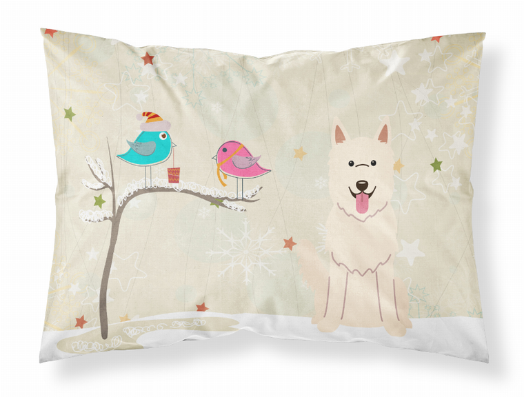 Christmas Presents between Friends Dog Fabric Standard Pillowcase - 638508422644