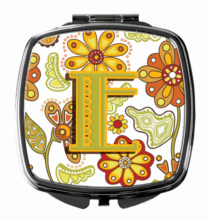 Monogram Letter Compact Mirror - 615872987696