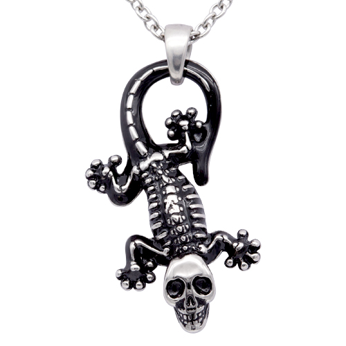 Ghoulish Gecko Necklace - 734130258887