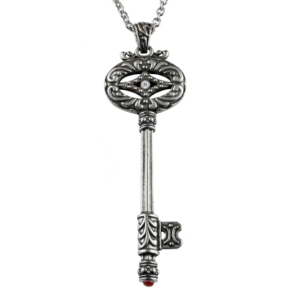 Unlocked  - Large Key Necklace - 734130258184