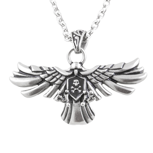 Bald & Bad to the Bone Necklace - Eagle Skull Pendant - 734130258757
