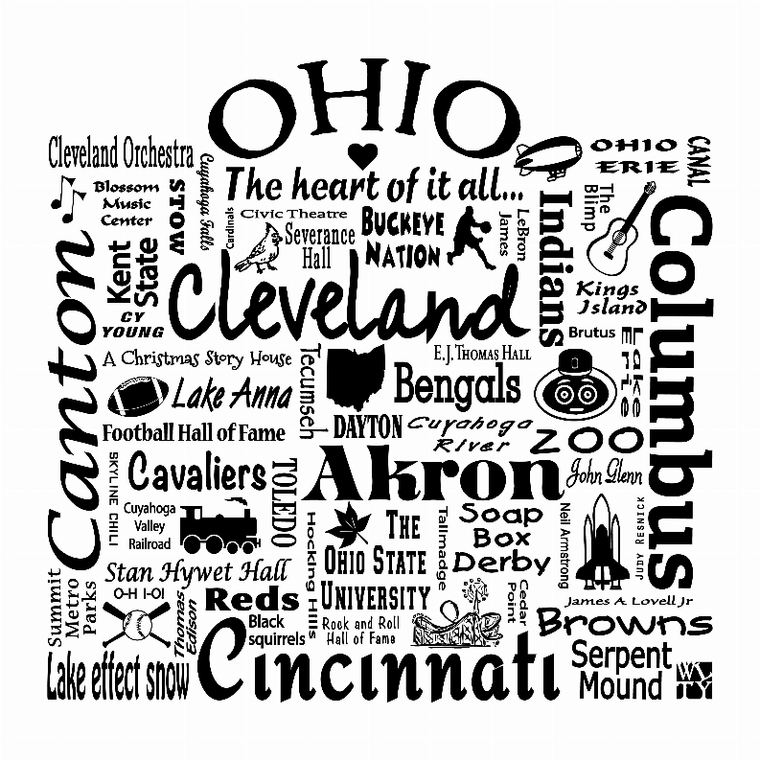 US State Destination Unisex T-shirt - Where Life Takes You (N-O) - 018391114057