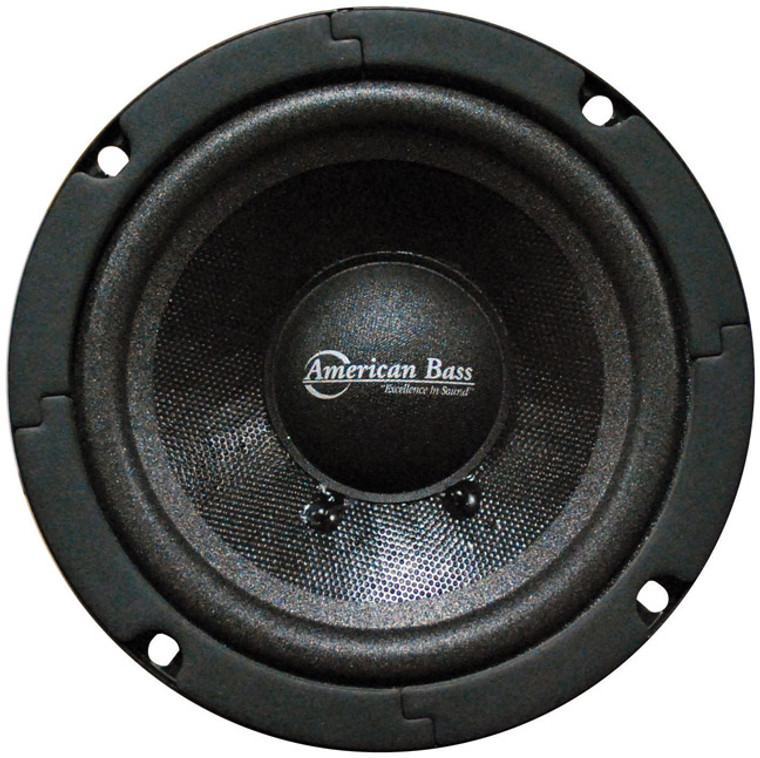 American Bass 5" Midrange Sealed Basket Speaker Black (sold Each) 200w Max - 0636823700041