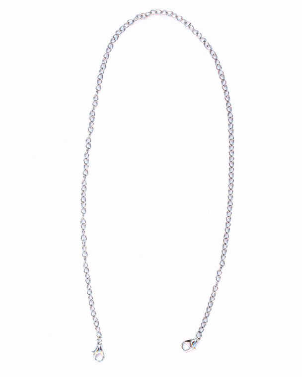 Platinum Chain Face Mask Holder - 000654521812