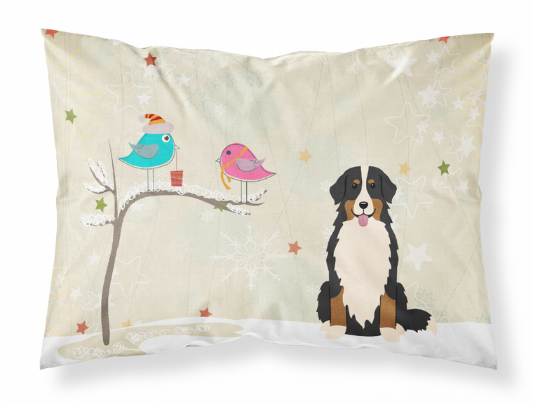 Carolines Treasures, Inc Christmas Presents between Friends Dog Fabric Standard Pillowcase, Standard Size Christmas Magic