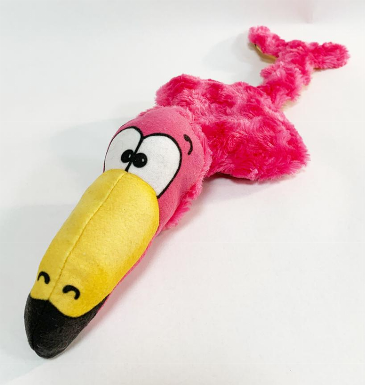 Flora Flamingo Dog Toy - 782301621039