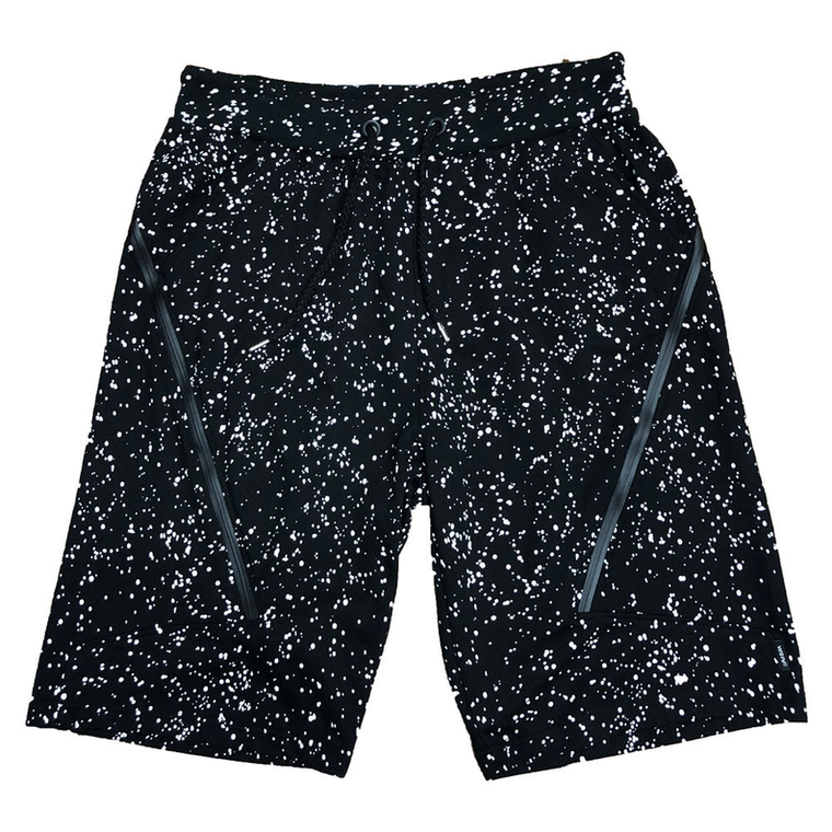 Black Splatter Logo Shorts - 635661375114