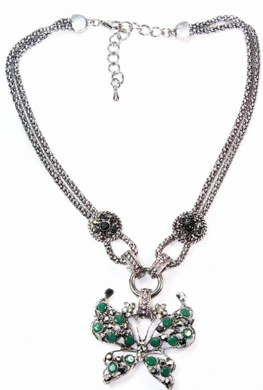 Dazzling Butterfly Necklace - 005372648180