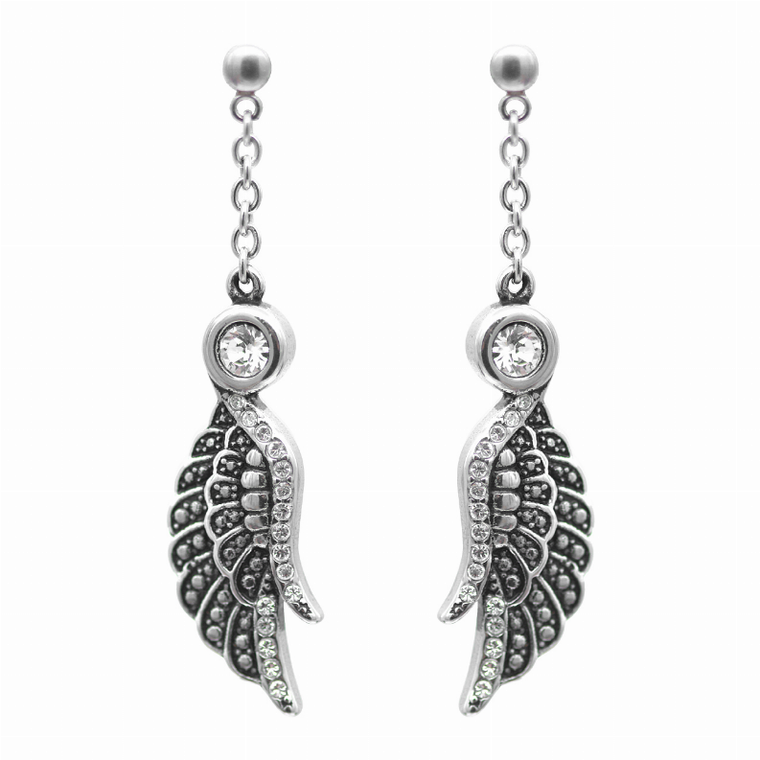 Shimmering Wing Earrings - 734130261047
