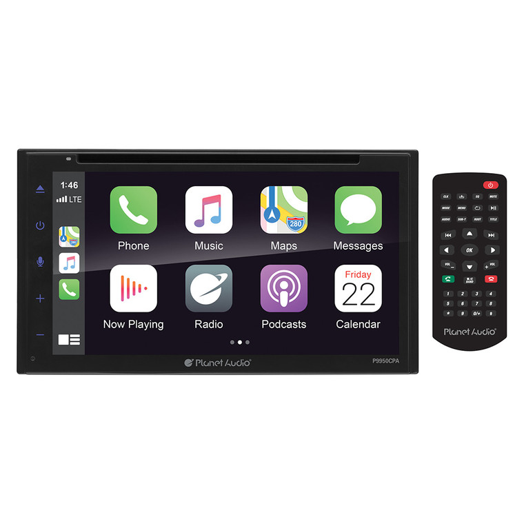 Planet Audio D.din 6.75" Touchscreen Android Auto & Apple Carplay Am/fm/bt/cd/dvd - 636210106463