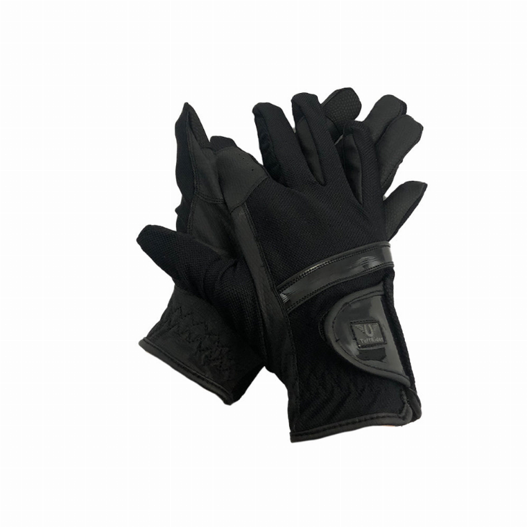 TuffRider Ladies Summer Riding Gloves with Butterfly Mesh - 849913088657