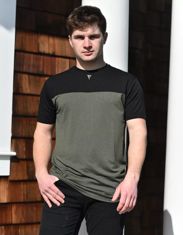 Short Sleeve Crew Collar - 727040196639