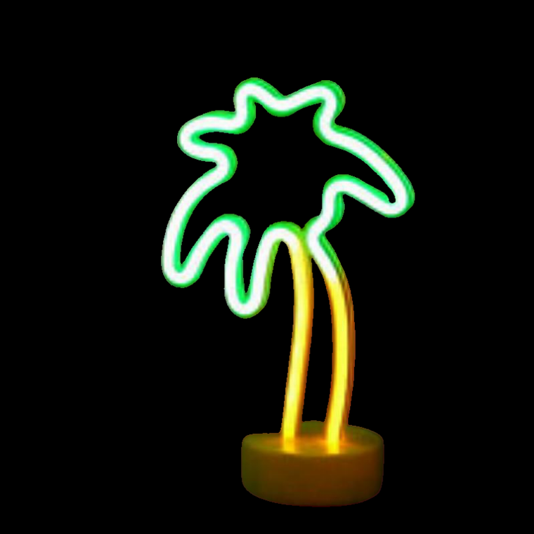 Tropical Nights Neon Deco Lights With Remote Control - 723466566841