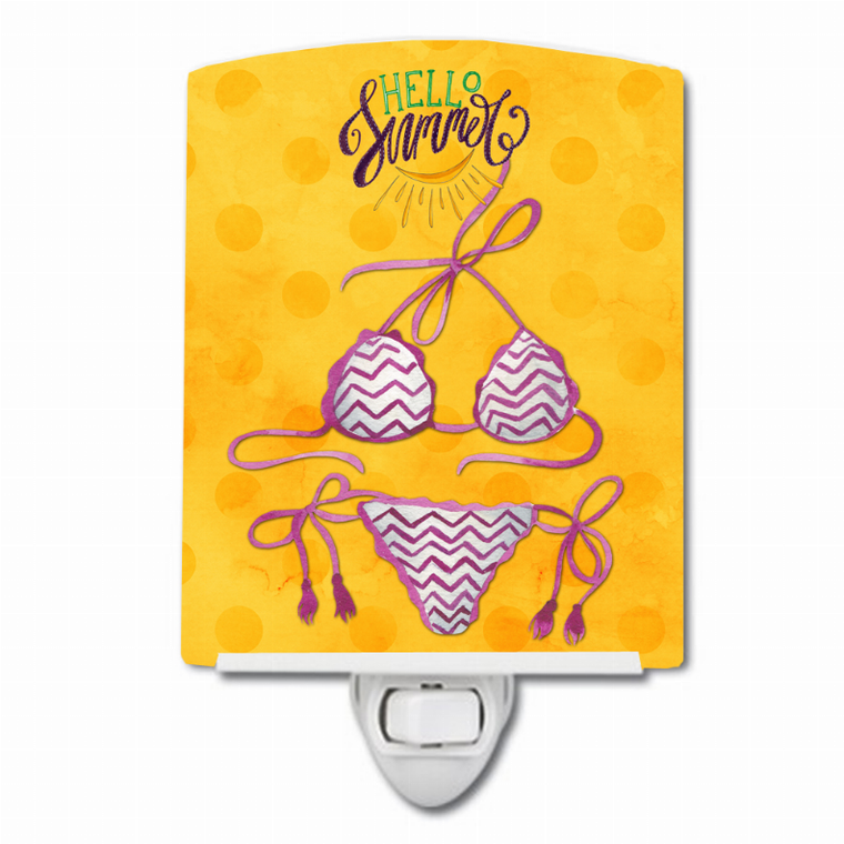 Swimsuit Polkadot Ceramic Night Light - 652259056361