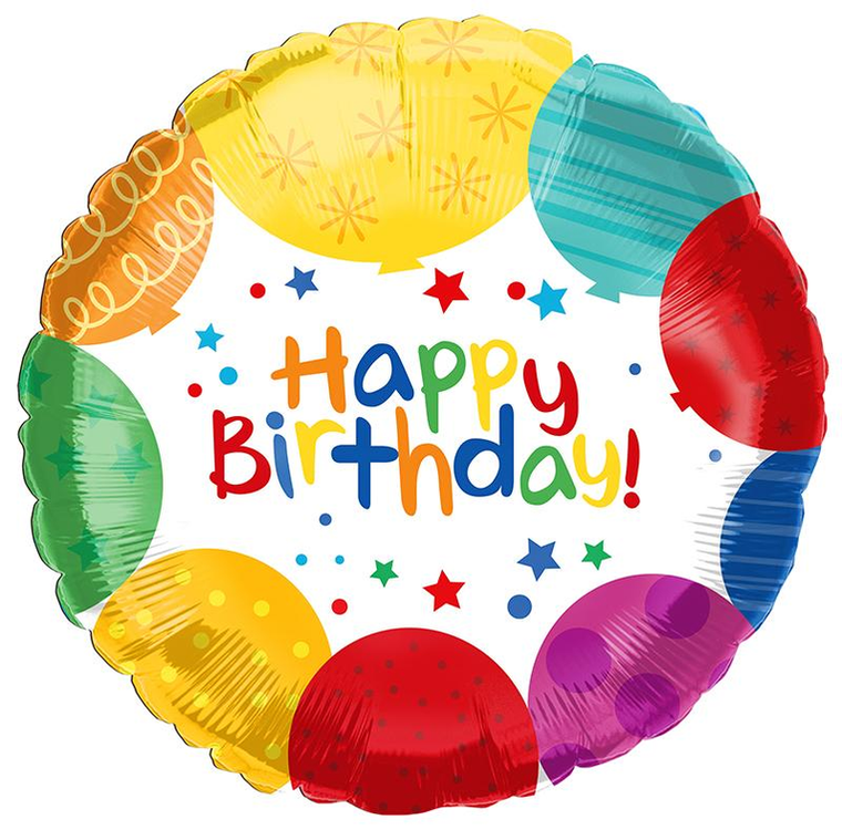 Birthday Mylar Balloon - 850037358403