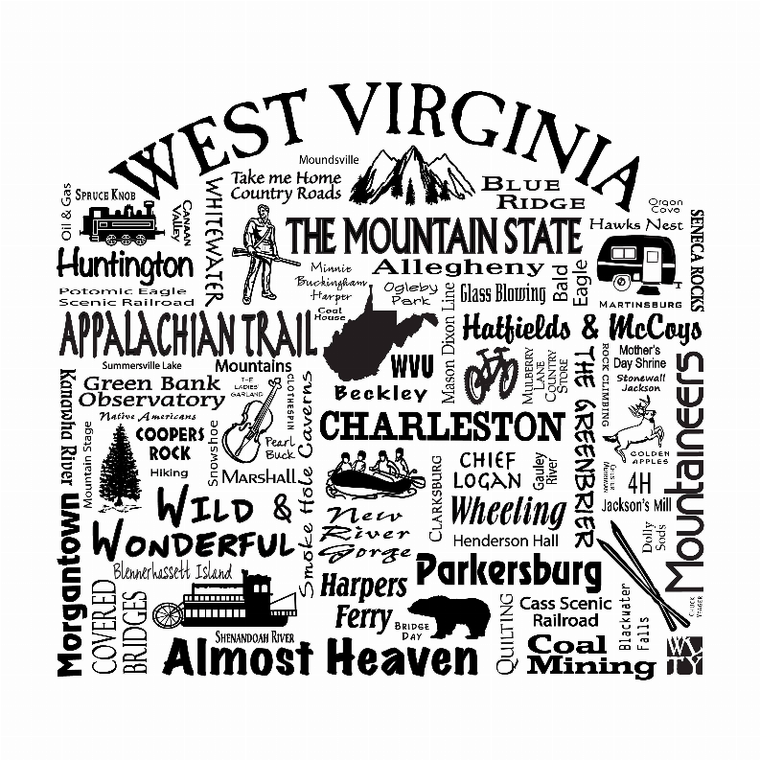 US State Destination Unisex T-shirt - Where Life Takes You (U-W) - 018391113386