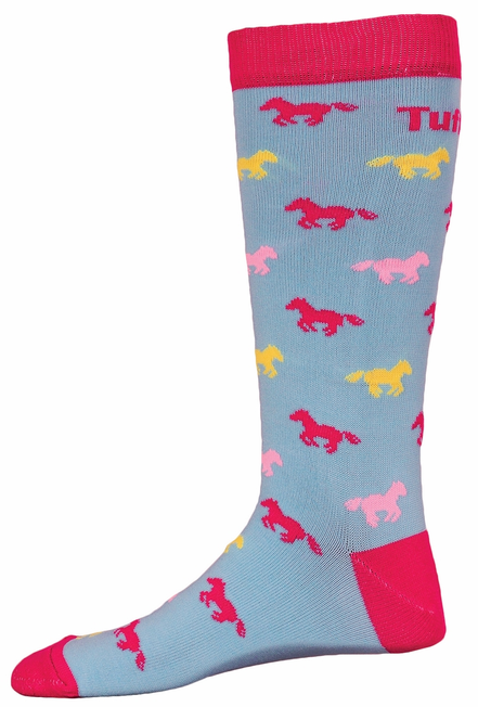 TuffRider Neon Pony Kids Socks - 849913009188