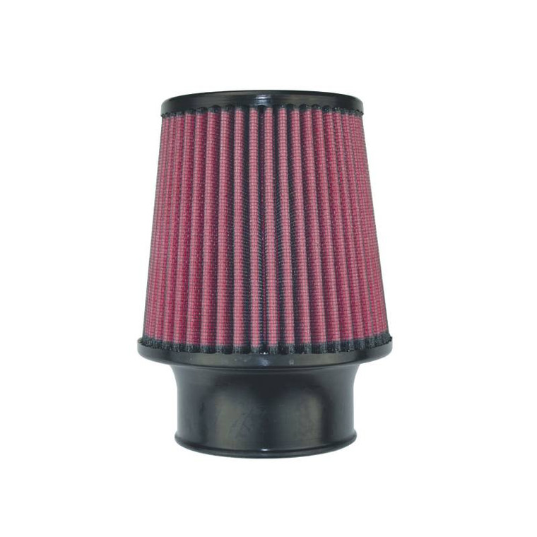 Injen 8-layer Oiled Cotton Gauze Air Filter (black/red) - 843115008390