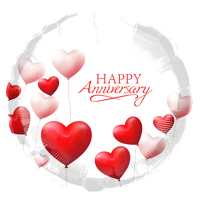 Anniversary Mylar Balloon - 850048023239