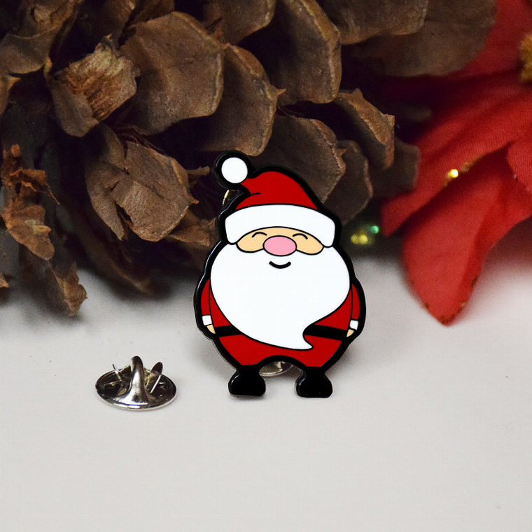 Santa Claus Enamel Pin - 787014241154