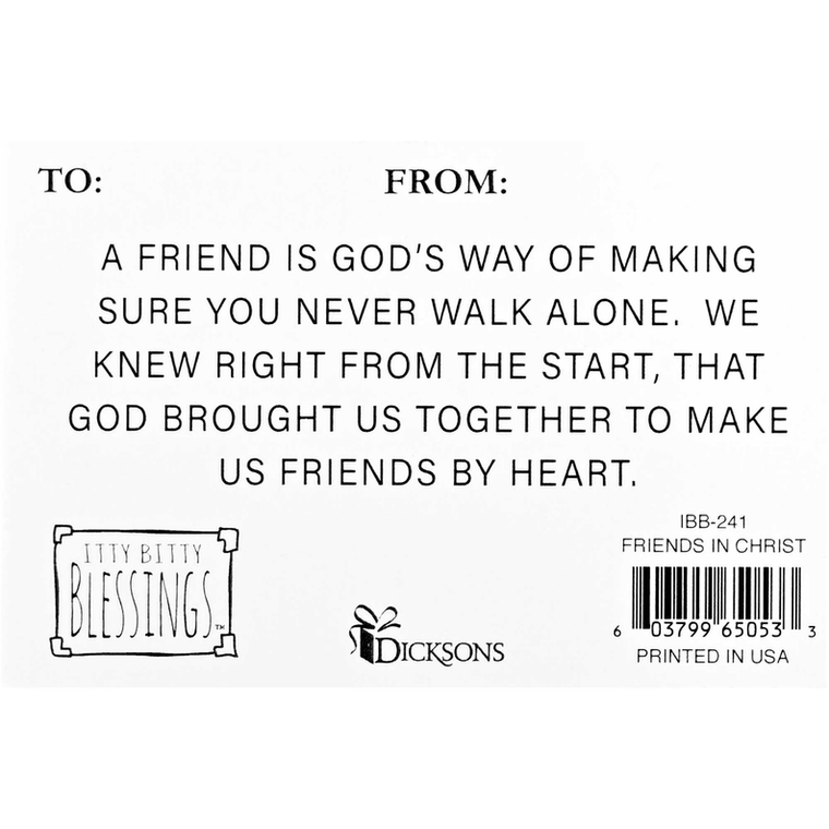 Itty Bitty Card Friends In Christ - 603799650533