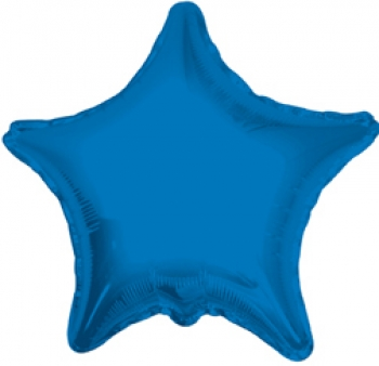 Blue Star Mylar Balloon - 850037358922