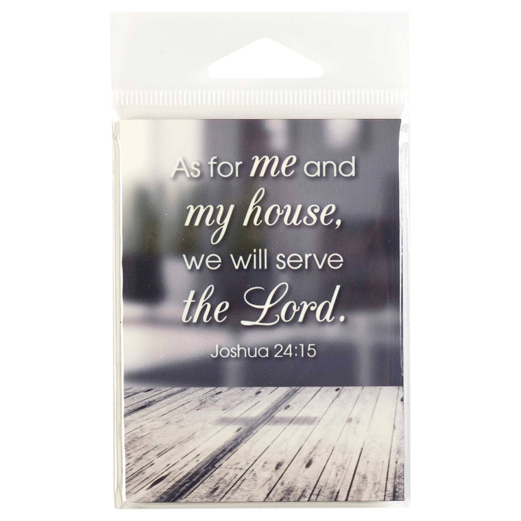 Hardboard Magnet As For Me & My House - 603799615037