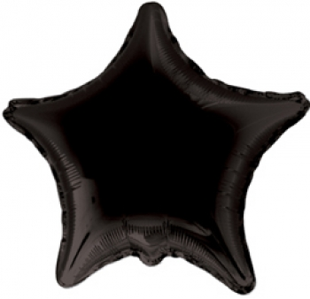 Black Star Mylar Balloon - 850037358946