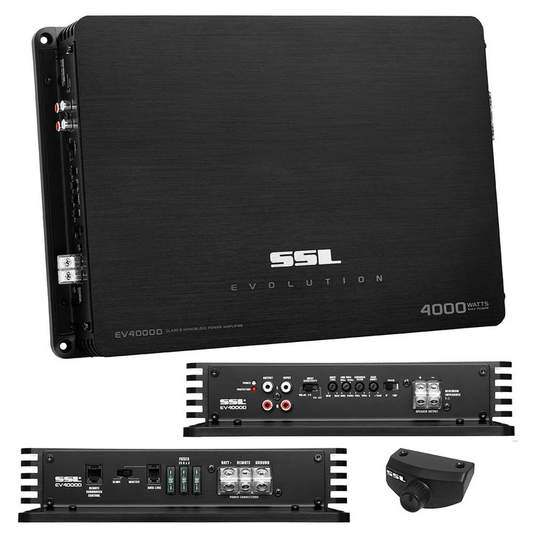 Sounstorm Class D 4000w Monoblock Power Amplifier Remote Woofer Level Control - 791489112529