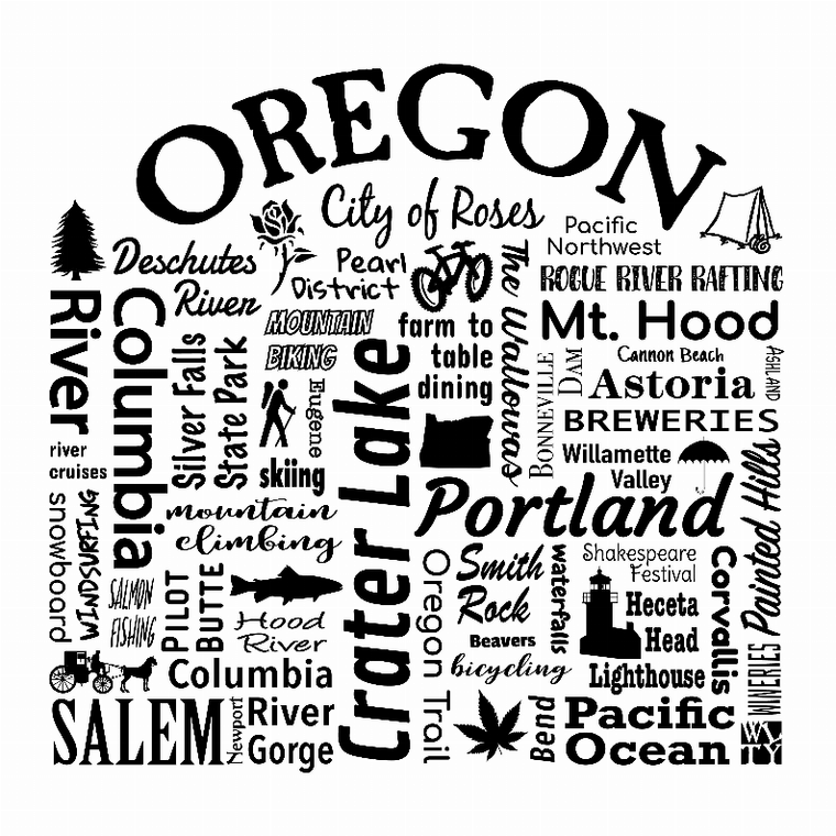 US State Destination Unisex T-shirt - Where Life Takes You (O-T) - 018391112869