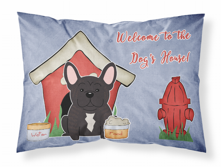 Carolines Treasures, Inc Dog House Collection Fabric Standard Pillowcase, White, Standard