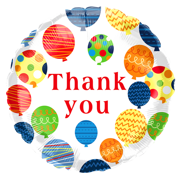 Thank You Mylar Balloon - 850048023413
