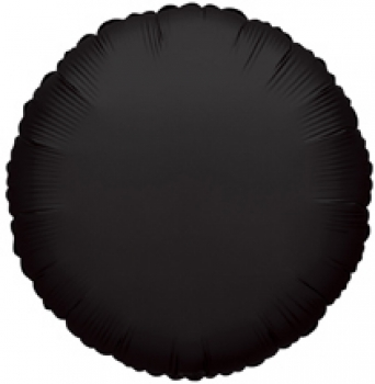 Black Round Mylar Balloon - 850048023307