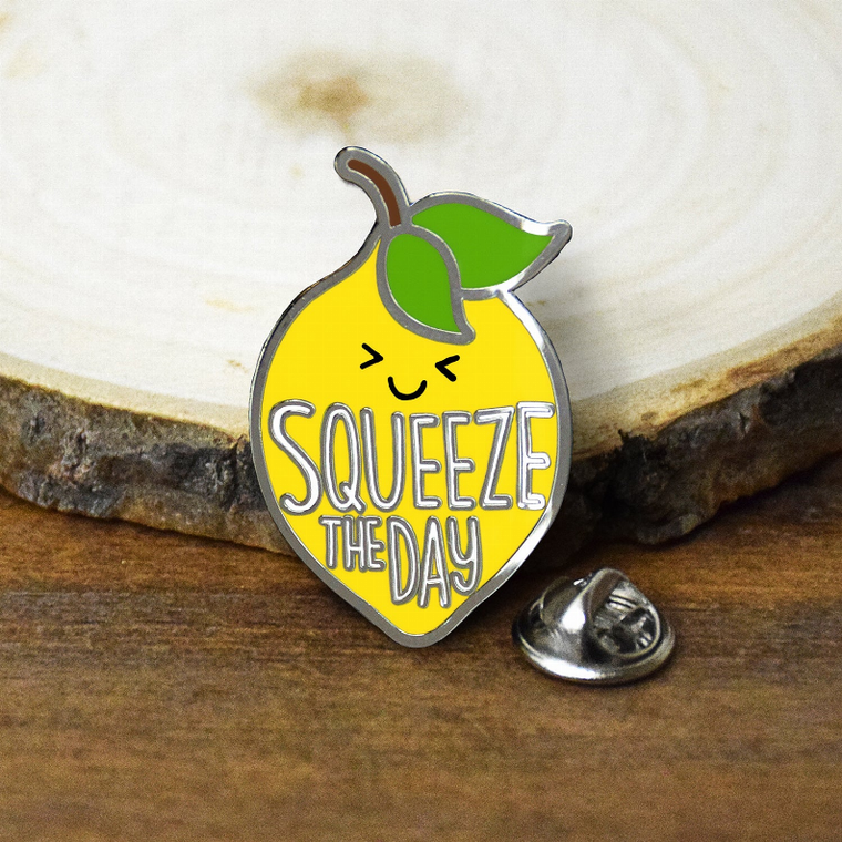 Squeeze The Day Lemon Pin - 787014237423