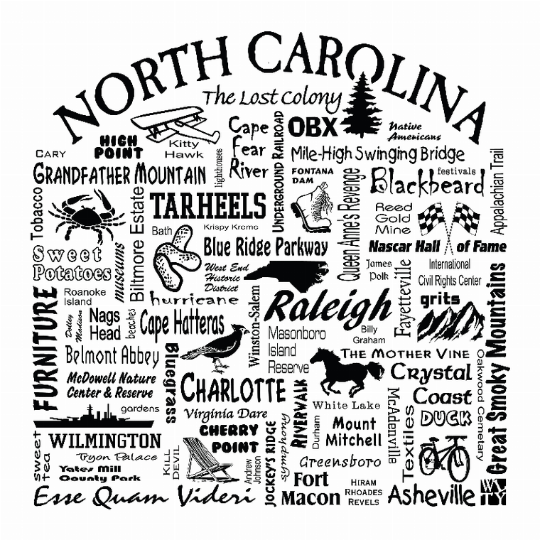 US State Destination Unisex T-shirt - Where Life Takes You (N-O) - 018391113236