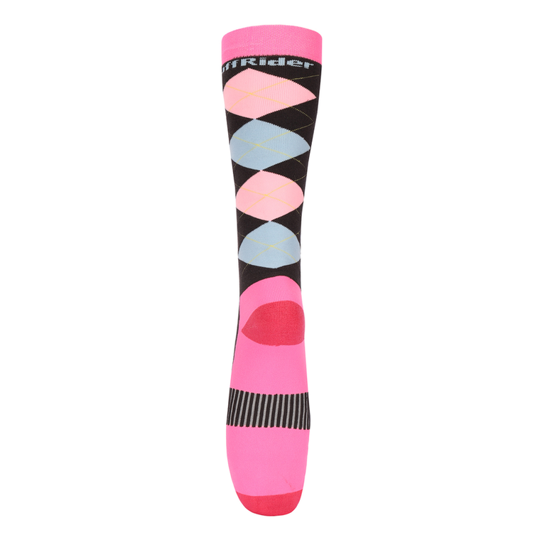 TUFFRIDER NEON WINTER ARGYLE SOCKS - 810013135558
