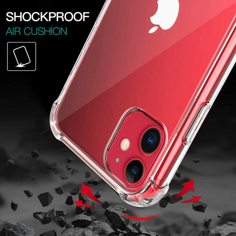 Clear Case For iPhone 12/12 Pro,12 Pro Max Four Side Shockproof & 360 Protection - 850020722631