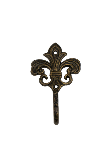 FantasHome Wall Mounted Cast Iron Home Decor Single Hook (Spire) - 850034368368