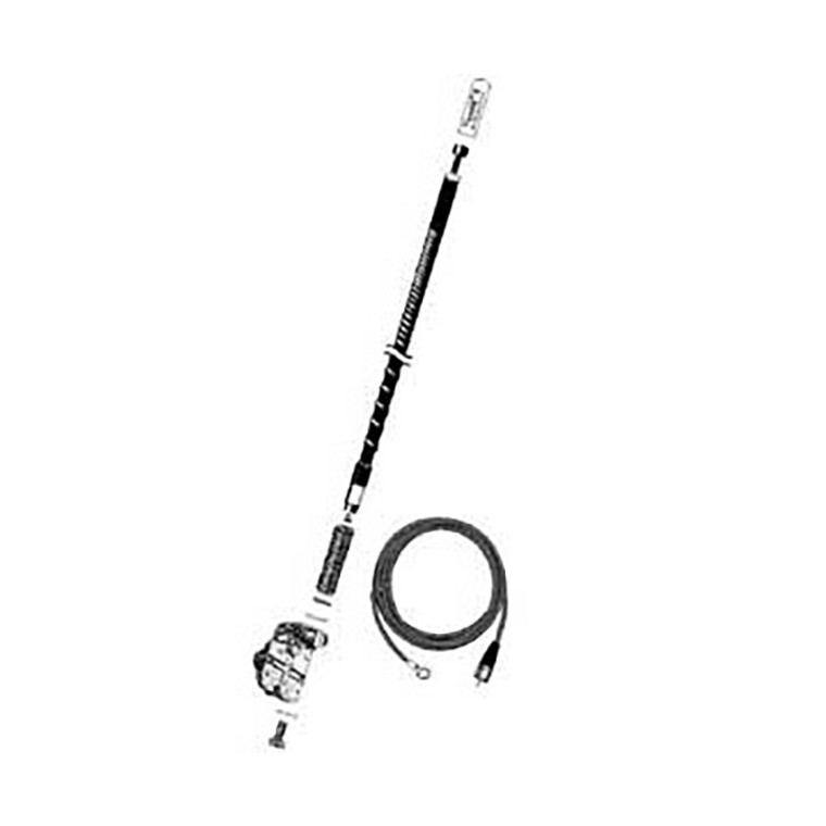 Firestik 2' (61cm) Single Mirror "ngp" Kit Complete (black) - 716414310856