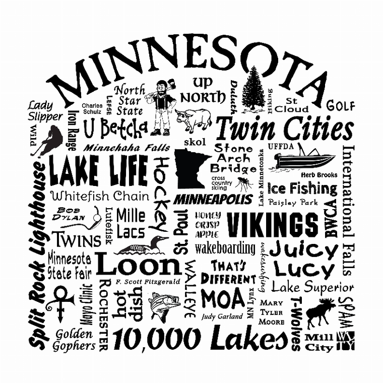 US State Destination Unisex T-shirt - Where Life Takes You (M-N) - 018391116262