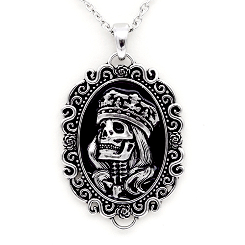 The Skull King Cameo Necklace - 734130260576