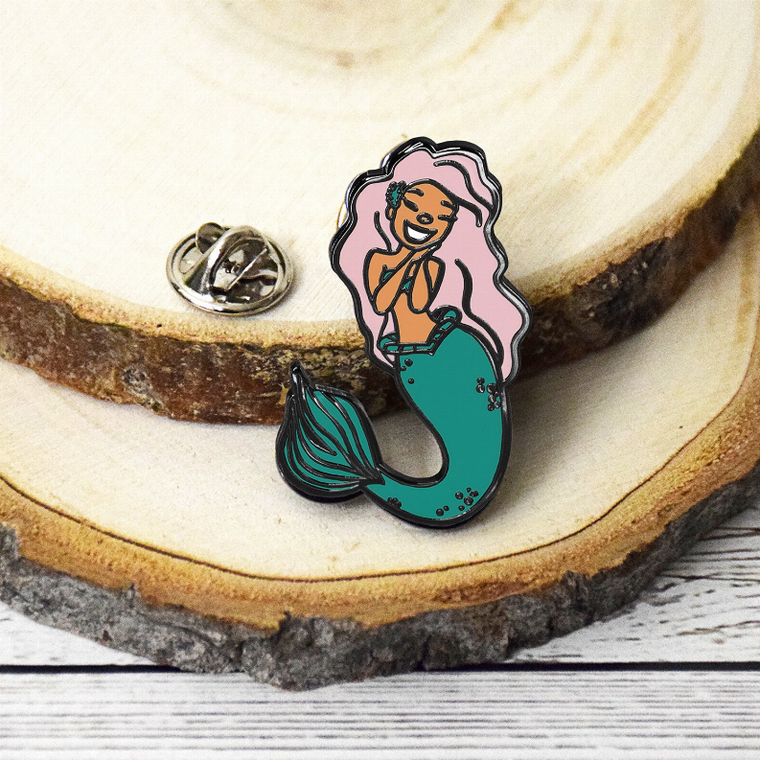 Let's Be Mermaids - Enamel Pin - 787014238154