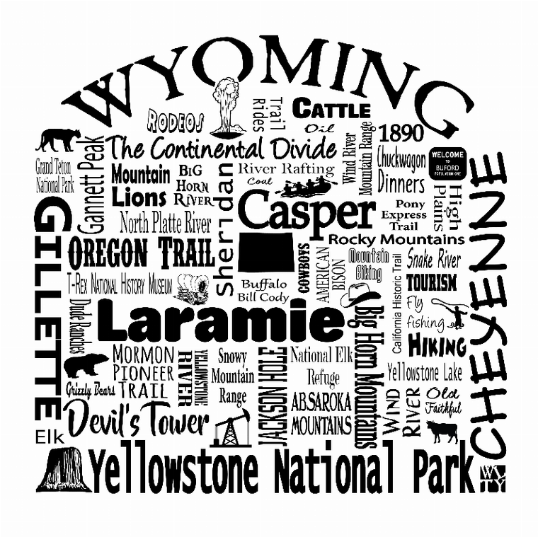 US State Destination Unisex T-shirt - Where Life Takes You (U-W) - 018391111247